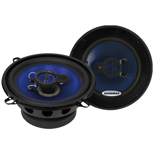 Колонки автомобильные Soundmax SM-CSE503 120Вт 91дБ 4Ом 13см (5дюйм) (ком.:2кол.) коаксиальные трехп