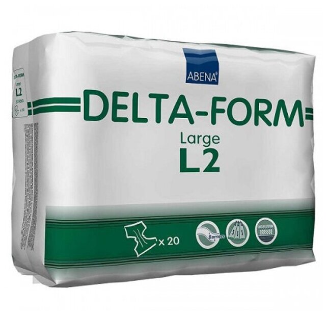 Подгузники Delta-Form L2 2700 мл 20 штук