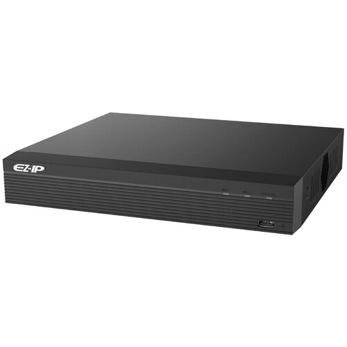 EZ-IP Видеорегистратор IP 4-х канальный 1080Р; Входящий поток на запись: до 40Мбит/с; Поддерживаемые форматы сжатия: H.265+/H.264+; Запись: разреше...