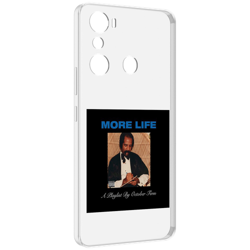 Чехол MyPads Drake - More Life для Infinix Hot 20i задняя-панель-накладка-бампер чехол mypads drake the motto для infinix hot 20i задняя панель накладка бампер