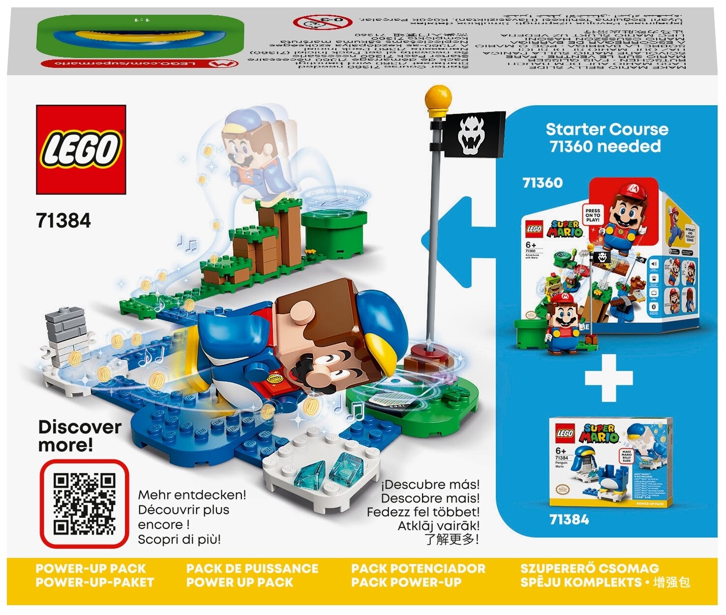 Конструктор LEGO Super Mario Набор усилений Марио-пингвин, - фото №2