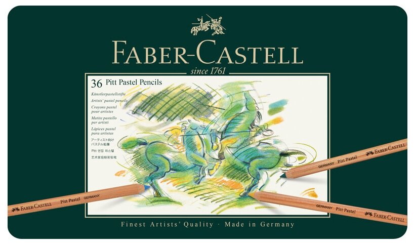 Пастельные карандаши Faber-Castell "Pitt Pastel" 36 цв.