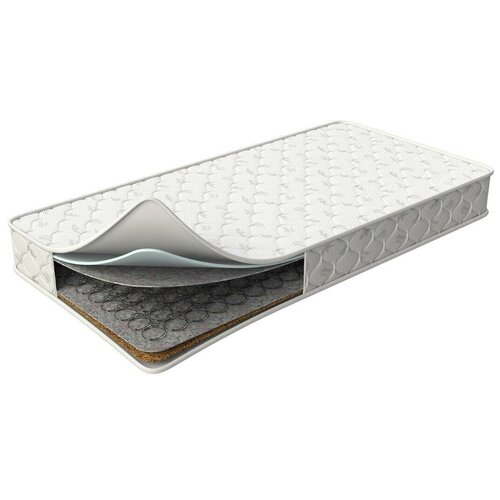 фото Матрас dimax оптима лайт, пружинный, белый