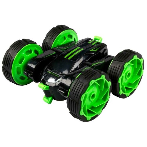 Машинка MKB Crawling Stunt (5588-609), 36 см, зеленый/черный машина перевертыш акк usb hk industries 5588 621