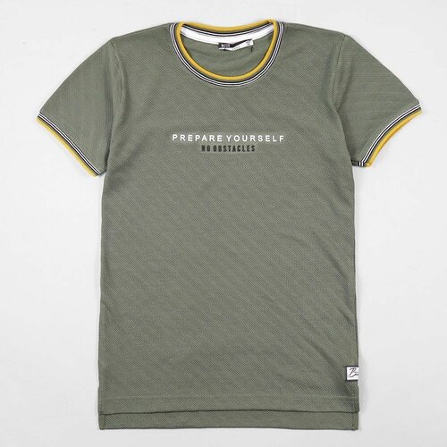 фото Футболка blueland, размер 134-140, зеленый