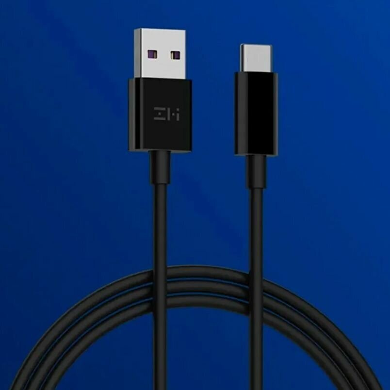 Кабель ZMI USB - USB Type-C (AL701), черный - фотография № 4