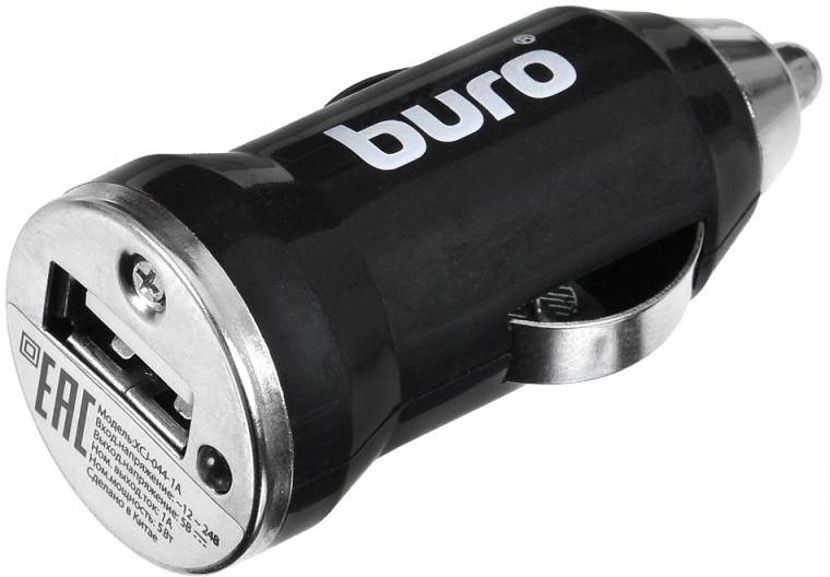 Автомобильное зарядное устройство BURO XCJ-048-EM-1A, microUSB, 1A, черный - фото №6