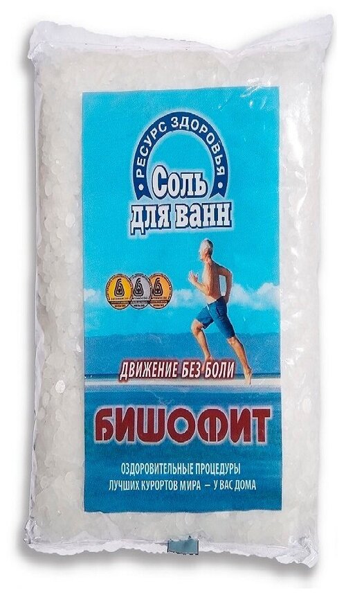 Ресурс Здоровья Соль для ванн Бишофит, 500 г, 500 мл