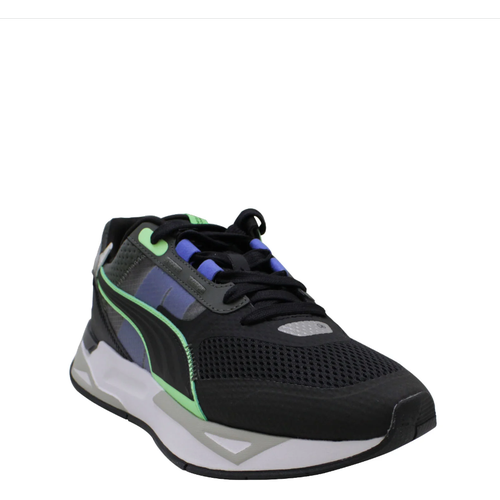 Кроссовки Puma mirage sport tech 38310702 (darkshadow / black / elek green) Черный, Зеленый, Синий. 43 размер