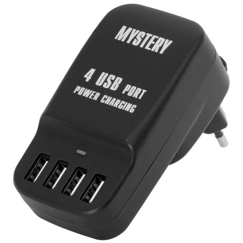 Зарядные устройства Mystery MDC-4U/7 . зарядное устройство вход 220в выход usb g 4 2в 1а