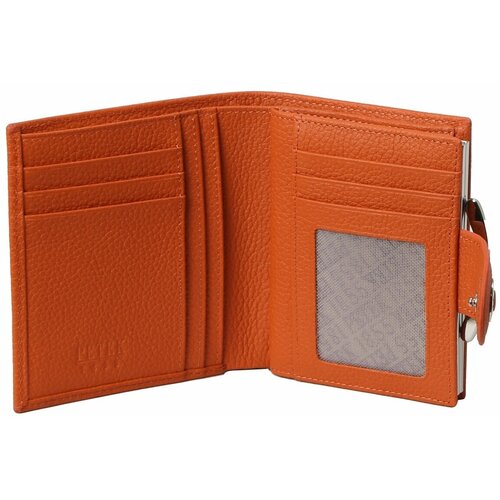 Портмоне Petek 1855, фактура зернистая, коричневый