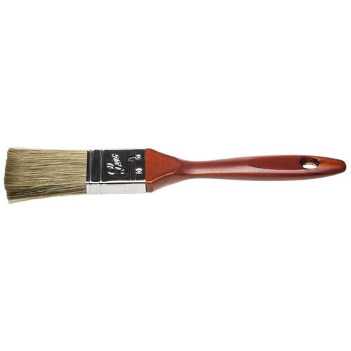 Кисть плоская STAYER ″LASUR - LUX″, деревянная ручка, смешанная щетина, 25мм