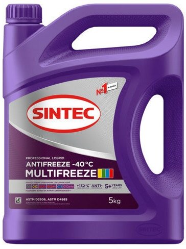 Антифриз Sintec MULTIFREEZE G12 violet -40 5кг (990562)