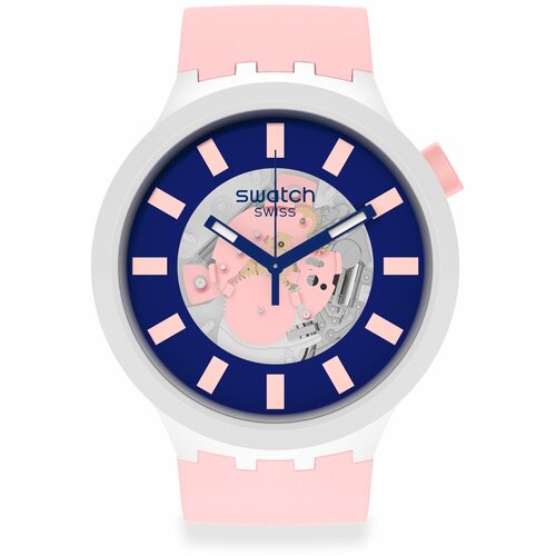 фото Наручные часы swatch наручные часы swatch diversipink sb03m105, розовый, мультиколор