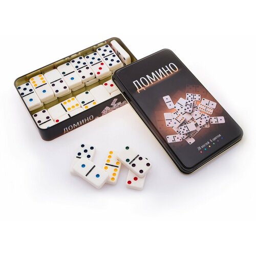 Настольная игра Домино в железном боксе Luxury Gift