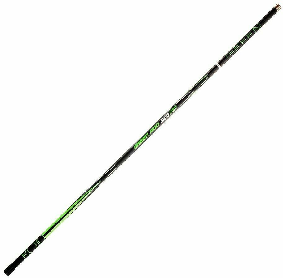 Удилище маховое Nisus Green Rod carbon 5м (15-40г) без колец N-GR-500