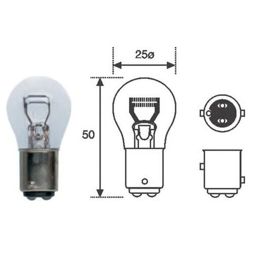 фото Лампа накаливания magneti marelli 008528100000