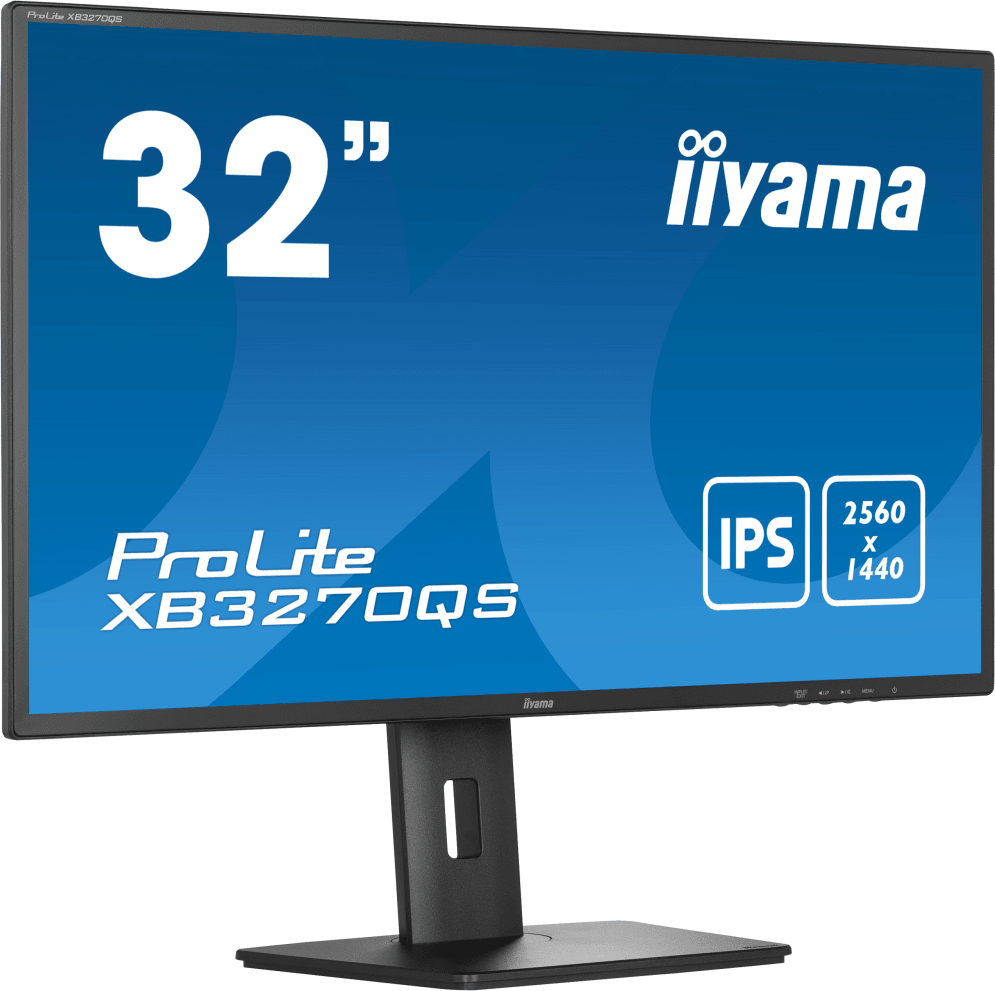 LCD IIYAMA 31.5" XB3270QS-B5 {IPS 2560х1440 4ms 300cd 178/178 1200:1 HDMI DisplayPort Height Tilt Speakers}