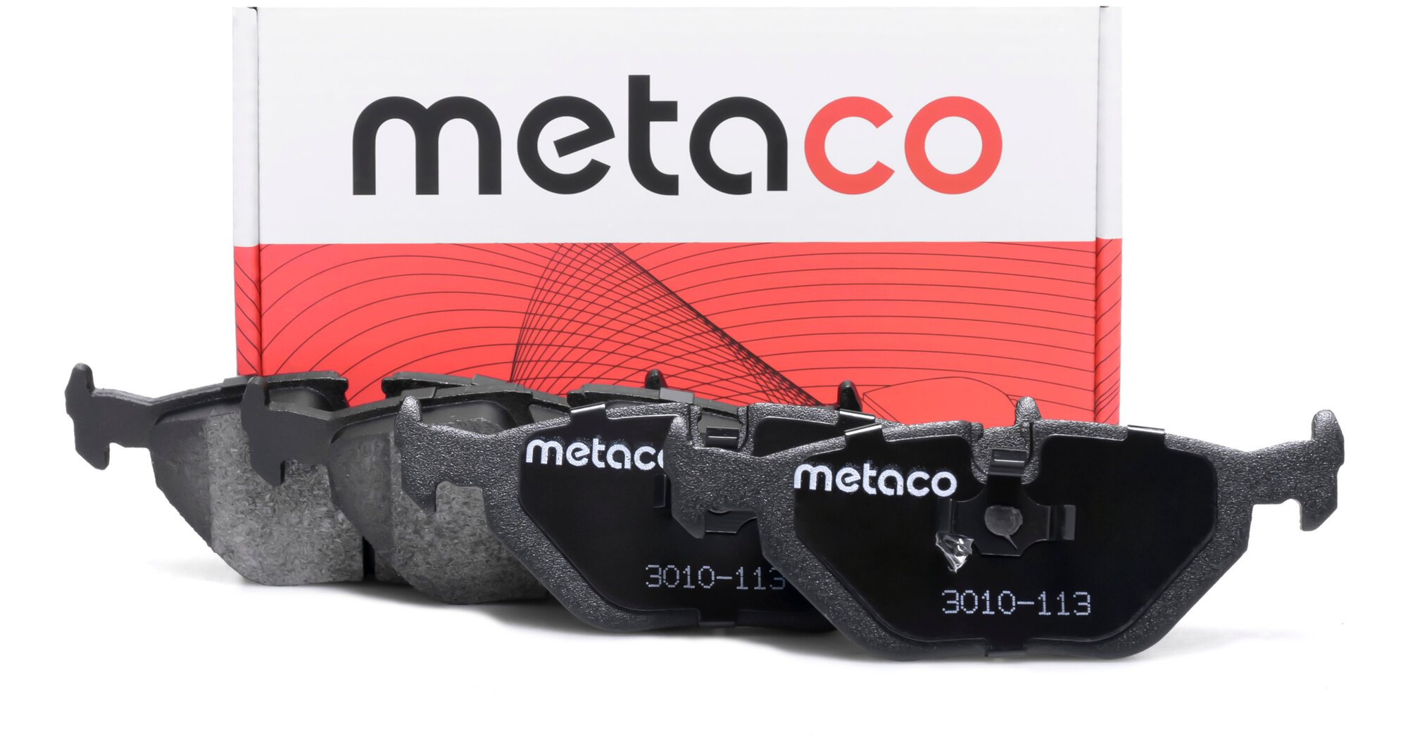 Колодки тормозные задние дисковые к-кт METACO 3010113
