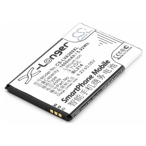 фото Аккумулятор для lenovo a208t, a316i, a369i, s898t (bl203, bl214) cameron sino