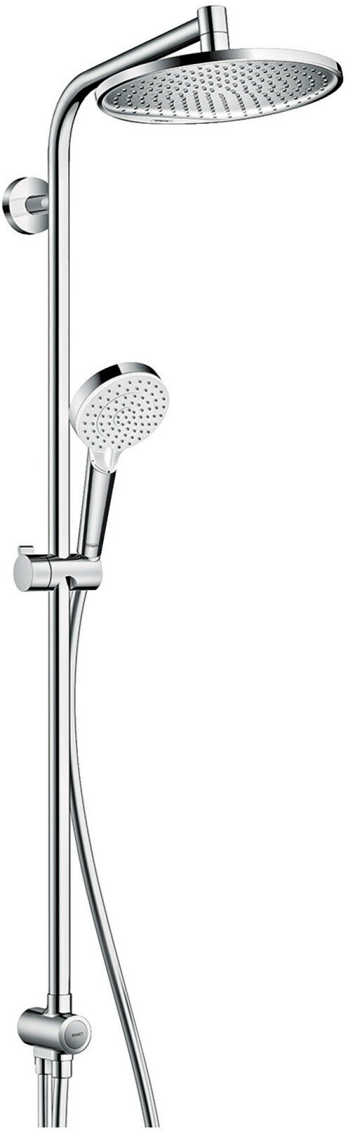 Душевая система Hansgrohe Crometta S 240 1jet Showerpipe Reno 27270000 хром