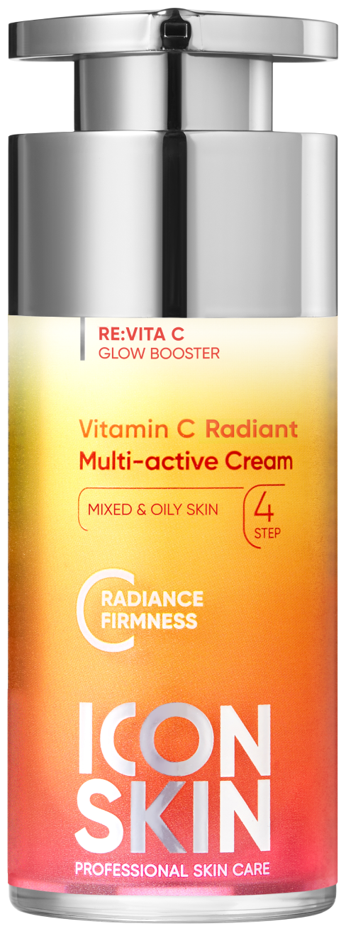 Мультиактивный крем с витамином С для жирной и комбинированной кожи VITAMIN C RADIANT,  30 мл