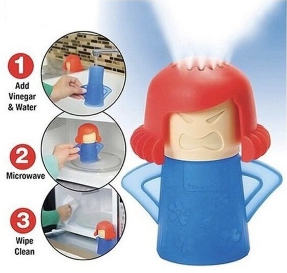 фото Очиститель микроволновки Злая Мама, Быстро и эффективно избавит от грязи и жира Angry Mama