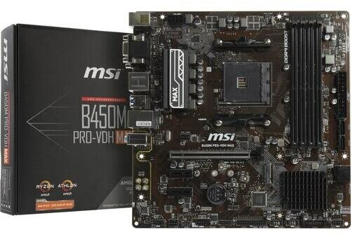 Материнская плата Msi B450M PRO-VDH MAX