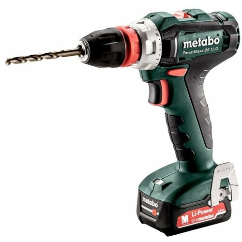 Дрель-шуруповерт METABO PowerMaxx BS 12 Q 2Ач 1565000₽