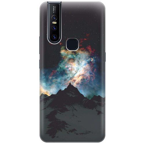 фото Cиликоновый чехол на vivo v15 / виво в15 с принтом "горы и звезды" gosso