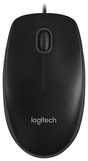 Мышь проводная Logitech B100 (910-003357) черная