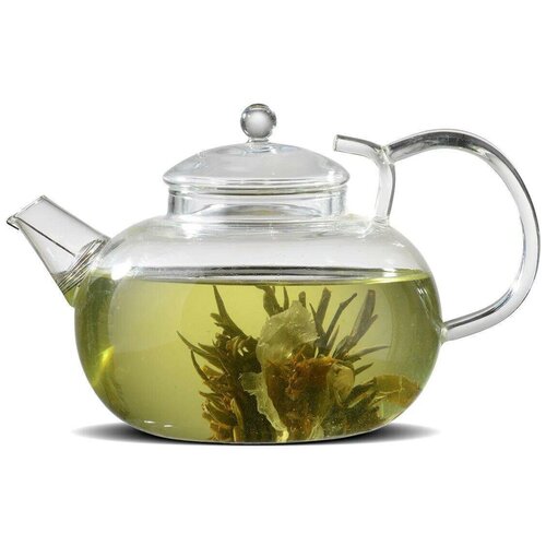 фото Tima стеклянный заварочный чайник иван- чай (пружина в носике) 1.4 л
