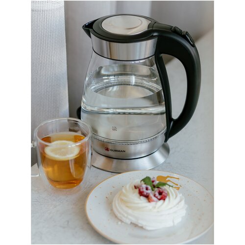Чайник электрический GURMAN GR-2060G LED подсветка защита от перегрева Объем 17 л 2200 Вт 144900₽