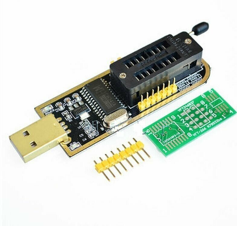 USB программатор CH341A для EEPROM 24-серии и FLASH 24-25-серии