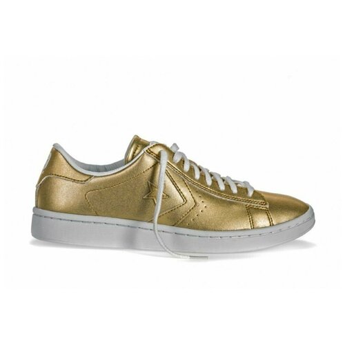 Кожаные кеды Converse PL LP 555946 цвет золотой (37)