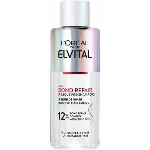 Шампунь Loreal Paris Elvital Bond Repair Pre-Шампунь для поврежденных волос 200 мл (из Финляндии)