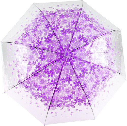 Зонт-трость ЭВРИКА подарки и удивительные вещи, фиолетовый, фуксия
