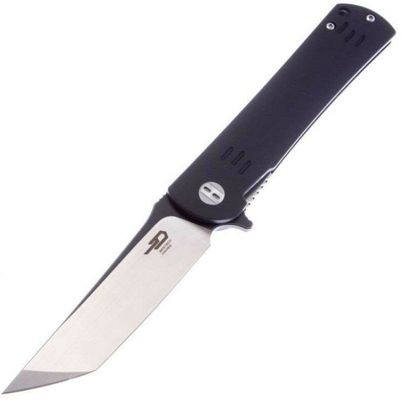 Bestech Складной нож Kendo сталь D2 Black/Satin, рукоять Black G10 (BG06A-2)
