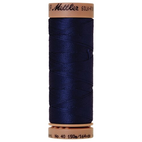 Нить для машинного квилтинга SILK-FINISH COTTON 40, 150 м 100% хлопок 1304 Imperial Blue ( 9136-1304 ) нить для машинного квилтинга silk finish cotton 40 150 м 100% хлопок 1304 imperial blue 9136 1304