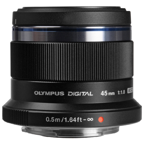 Olympus 45mm f/1.8, черный