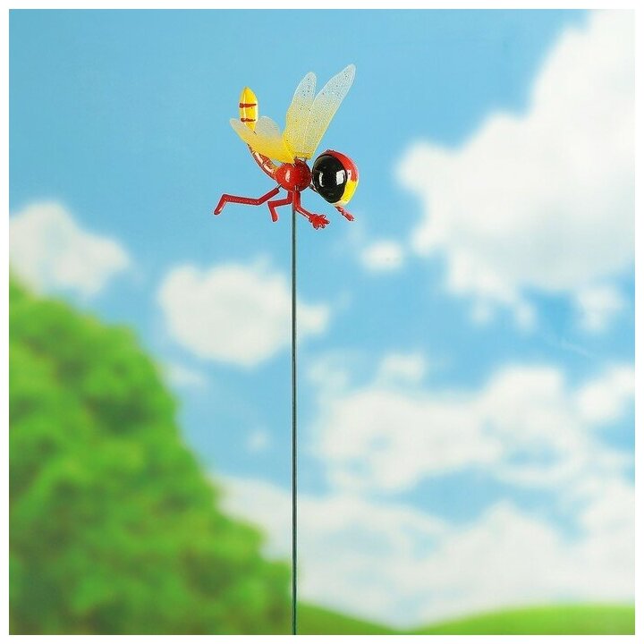 Штекер садовый "Пчела волшебница" 40см, микс - фотография № 6