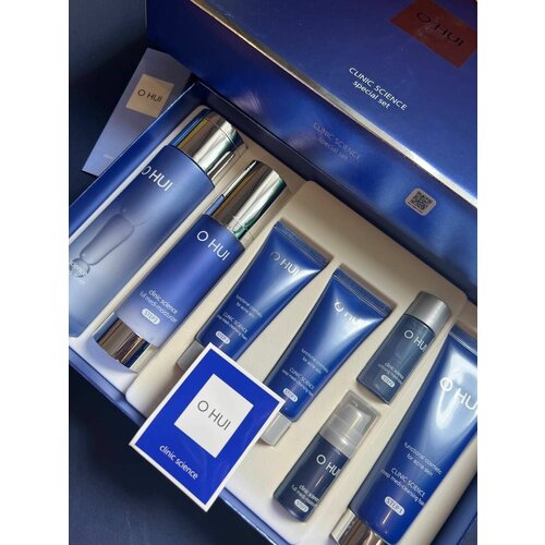 O HUI Лечебный набор для ухода за жирной, проблемной и чувствительной кожей Clinic Science 3 Set