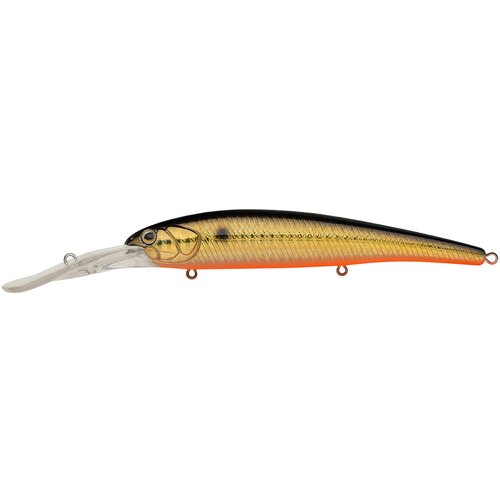 Воблер Минноу Strike Pro Hooligan Deep Diver 120, цвет: 613-713 Black Back Smoked OB, (EG-220L#613-7