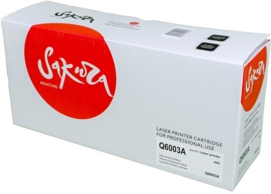 Картридж Sakura Printing SAKURA Q6003A для LaserJet 1600/2600n/2605/2605dn/2605dtn/CM1015MFP/CM1017MFP, пурпурный, 2000стр.