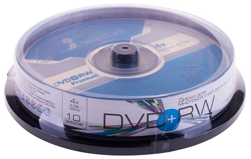 Диск DVD-RW SmartTrack 4.7Gb 4x
