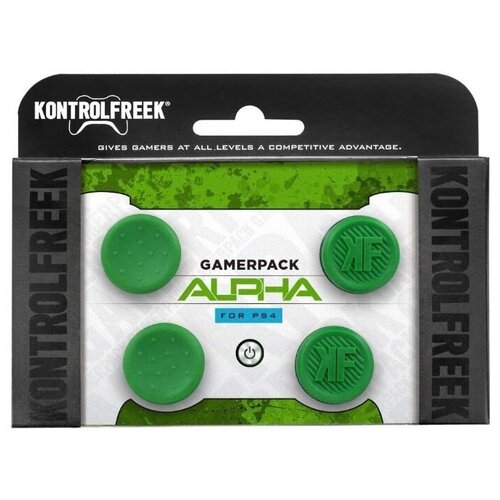 KontrolFreek Сменные накладки GamerPack Alpha для геймпада Sony Dualshock 4 зеленый 4 шт 109900₽