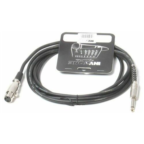 Invotone ACM1003/BK микрофонный кабель XLR мама-Jack mono 3 м invotone acm1003 bk