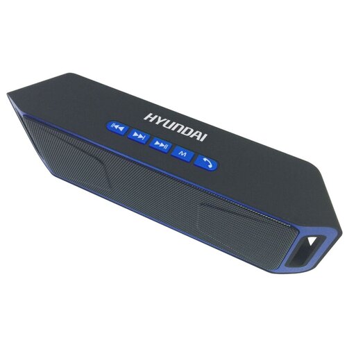 Портативная акустика Hyundai H-PAC140 6 Вт черный синий 113200₽