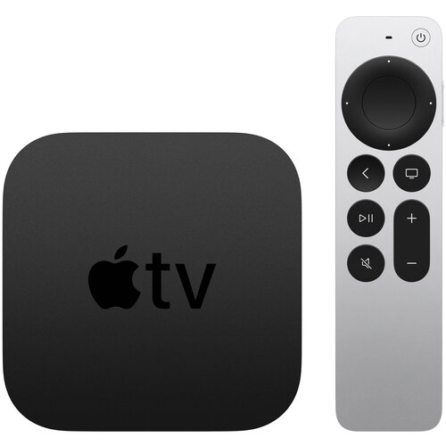 ТВ-приставка Apple TV 4K 64GB, 2021 г., черный тв приставка apple tv 4k 128gb 2022 г черный