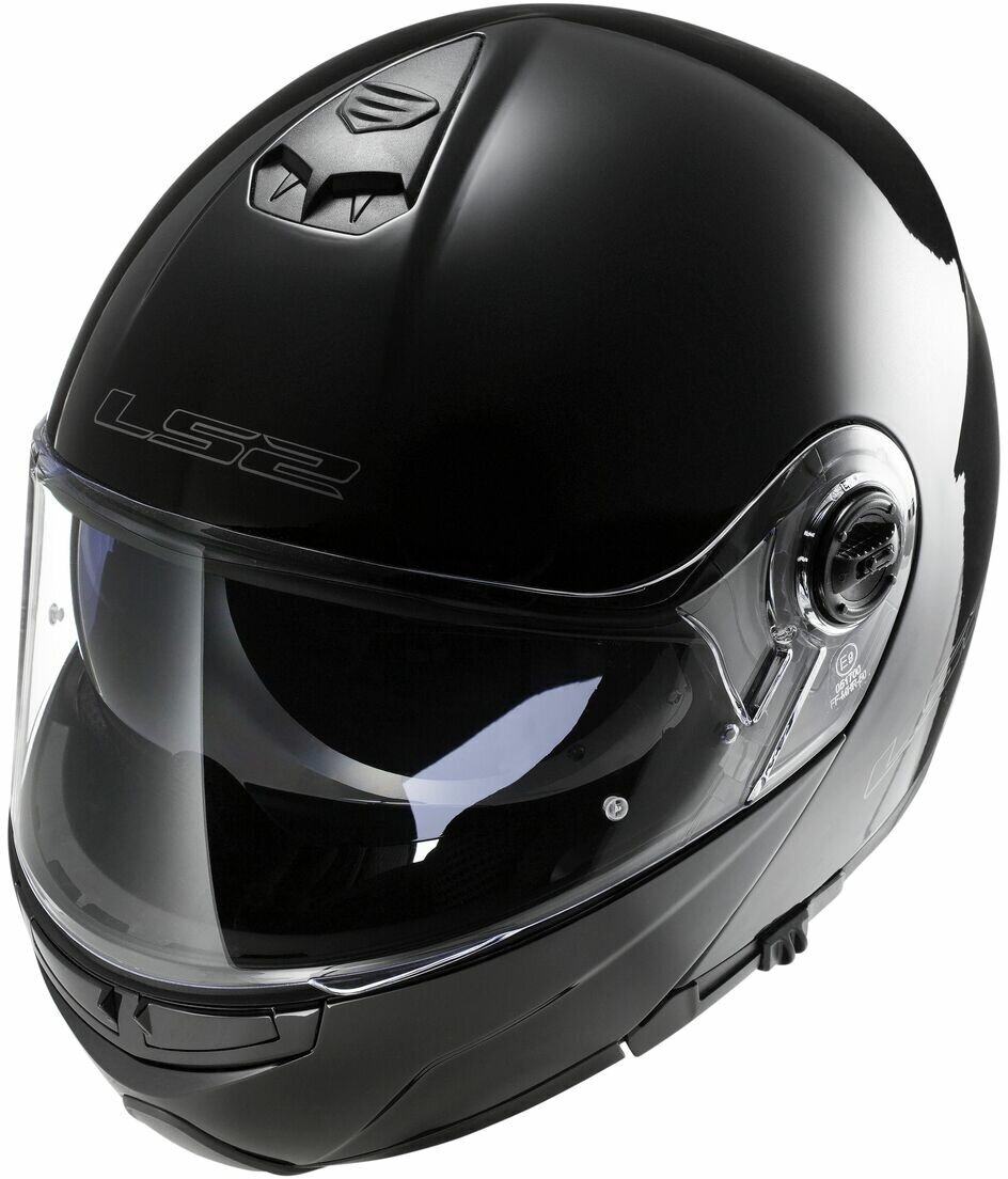 Шлем LS2 FF325 STROBE ELECTRIC SNOW Matt Black (XXL, Matt Black)